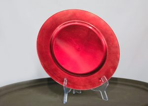 Red Charger Plate