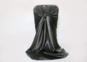 Satin Self Tie Chair Cover