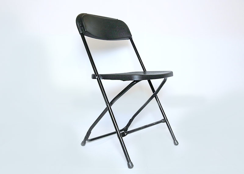 Folding Chair Black/White