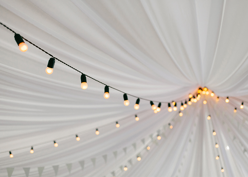 Lighting for tents
